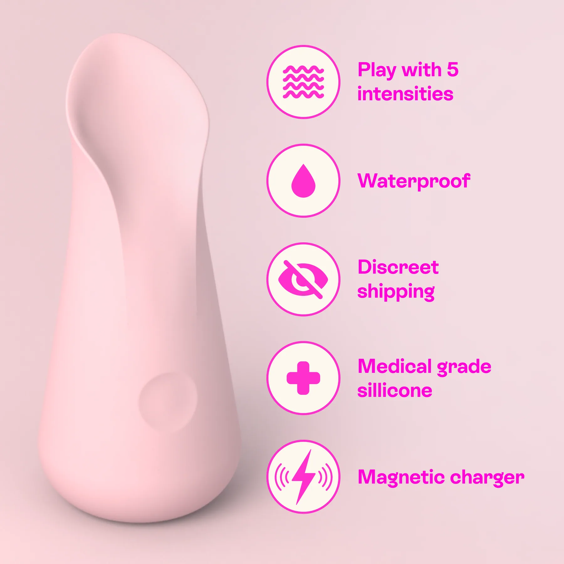 Uno vibrator — close-up detail