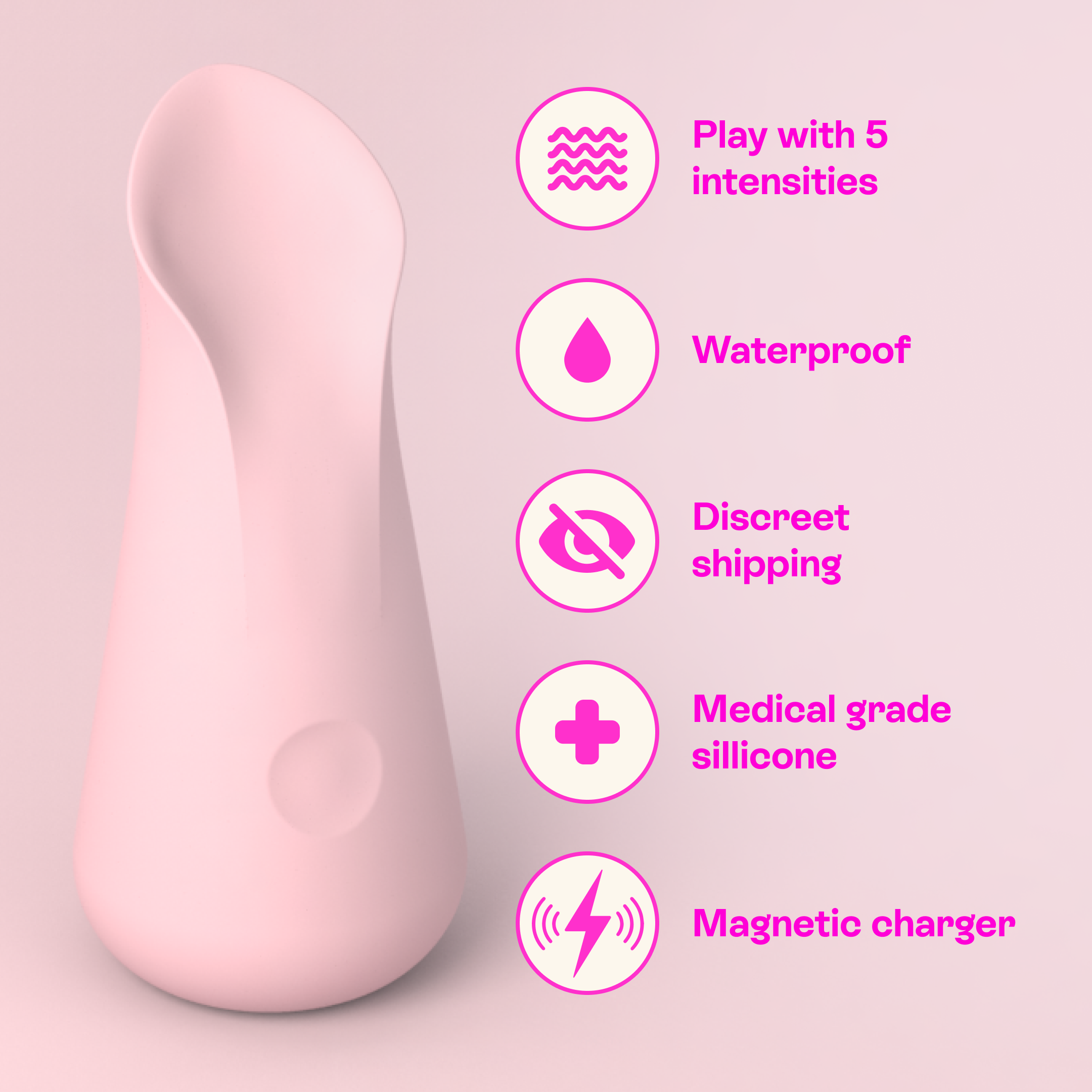 Uno vibrator — close-up detail